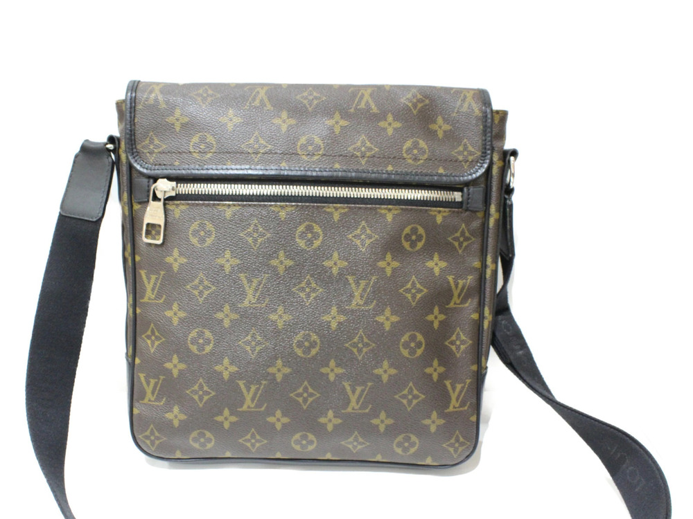 Louis Vuitton Macassar Brown Bag Bass Crossbody Monogram Brown